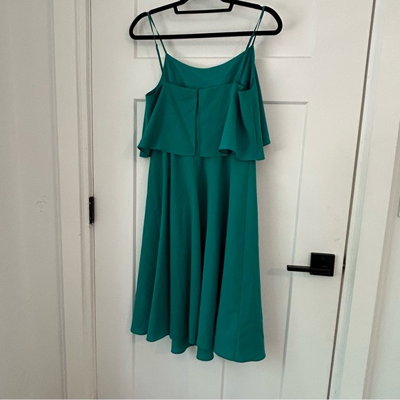 Ann Taylor Green Tiered Ruffled Sundress - Picture 3 of 4